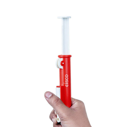 Pipette Pump - 25 ml, Fast release, Precise Pipetting, Zip Quick Emptying, With Knurled Thumb Wheel To Draw Or Dispense Liquids