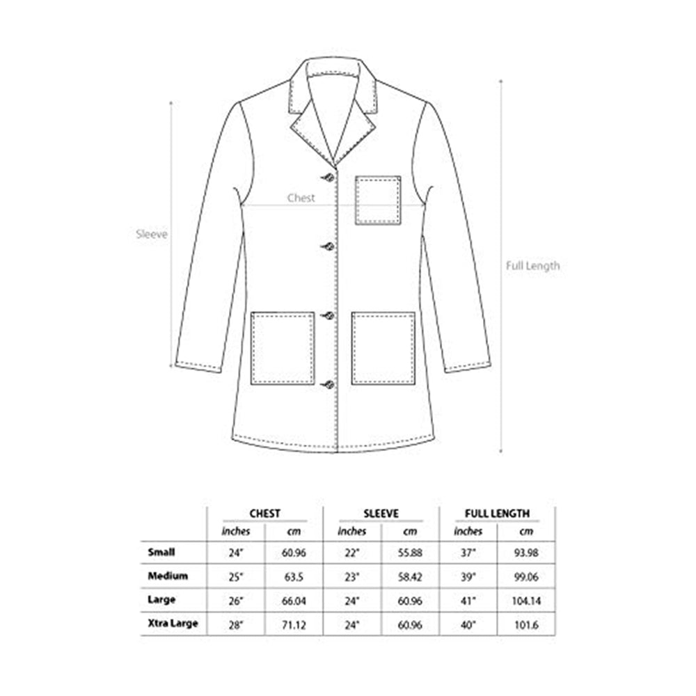 Premium Labcoats for School,Colleges and Labs. Unisex (sizes available) (Small)