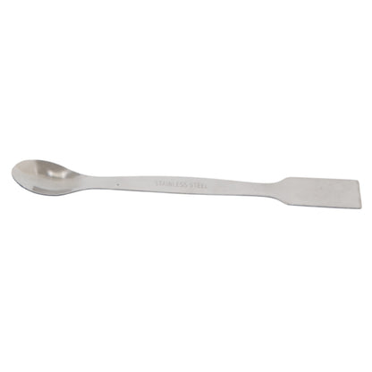 Eisco Stainless Steel Lab Spatula – 15cm, Dual-End Spoon & Flat Blade, Multipurpose Tool for Science Labs, Kitchen, Powder Mixing, Art, Resin, Crafting & Epoxy Work (Pack of 5)