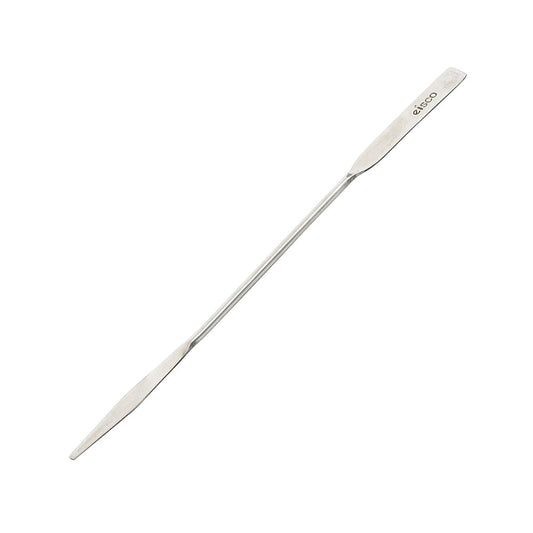 Semi-Micro Spatula Double Bladed One End Rounded and Other End Tapered Stainless Steel Length - 20 cm Pack of 5