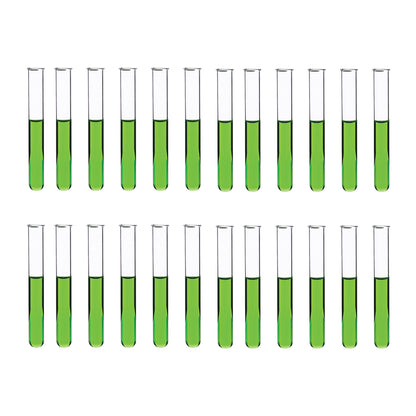 Test Tubes, Borosilicate Glass, Rimmed, Hand Made, Blown, Accurate Size and Consistent Wall Thickness, 150 x 20 mm, 30 ml Capacity Pack of 24