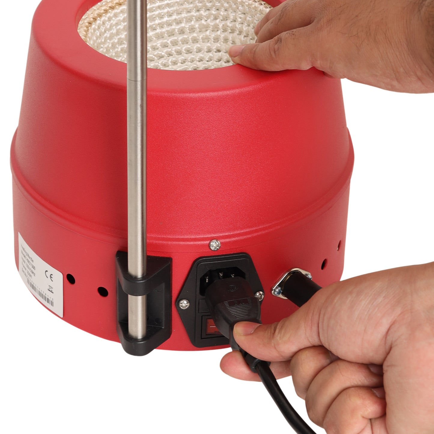 Eisco Heating Mantle 2000ml | Digital Temperature Controller | Lab Flask Heater | Electric Heating Mantle | Ceramic Fiber Insulation | 450W | Corrosion-Resistant | 220V AC | Laboratory Equipment