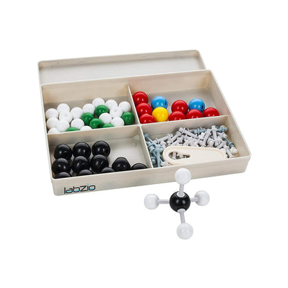 LABZIO by EISCO - Introductory Organic Molecular model Set, 48 Atom Pieces, 62 Links