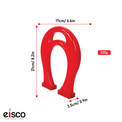 Labzio - Kids Giant Horseshoe Magnet, Learning While Playing Magnet, Ideal for Birthday Gifts or Return Gifts, Plastic Coated, with North & South Pole Markings, in Maroon Colour