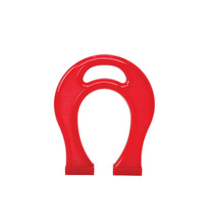 Labzio - Kids Giant Horseshoe Magnet, Learning While Playing Magnet, Ideal for Birthday Gifts or Return Gifts, Plastic Coated, with North & South Pole Markings, in Maroon Colour