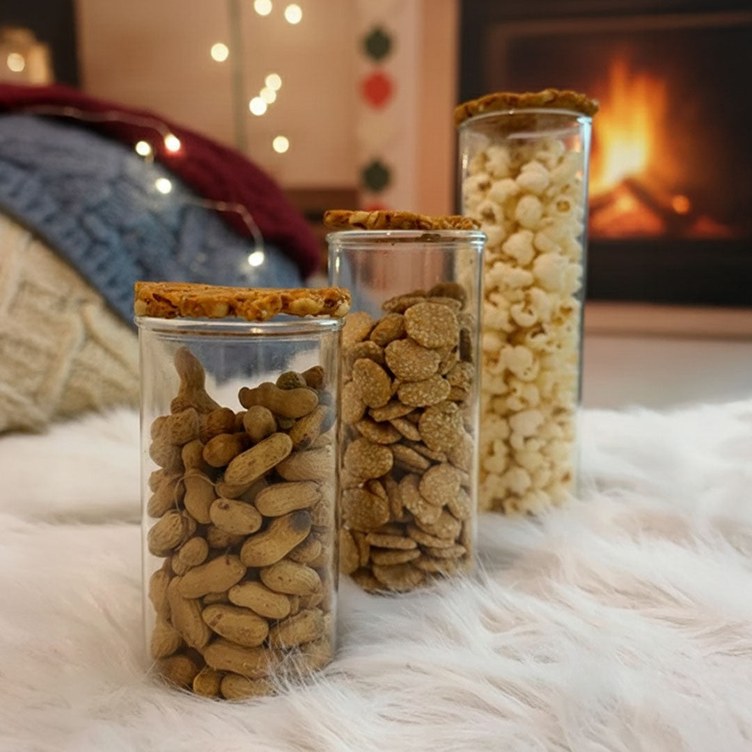 LABZIO Borosilicate Clear Glass Flower Vase (Set of 3) Cylinders, Modern Multipurpose Decorative Glass Vases for Home, Office, Living Room, Centerpieces, Contemporary Home Decor, Floral Arrangements