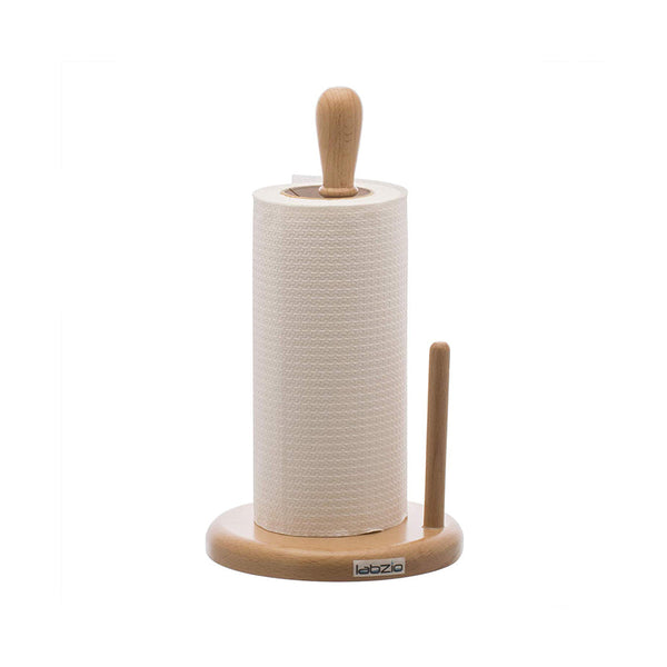 kitchen counter top , wooden paper towel/roll holder and dispenser for homes, cafes and offices