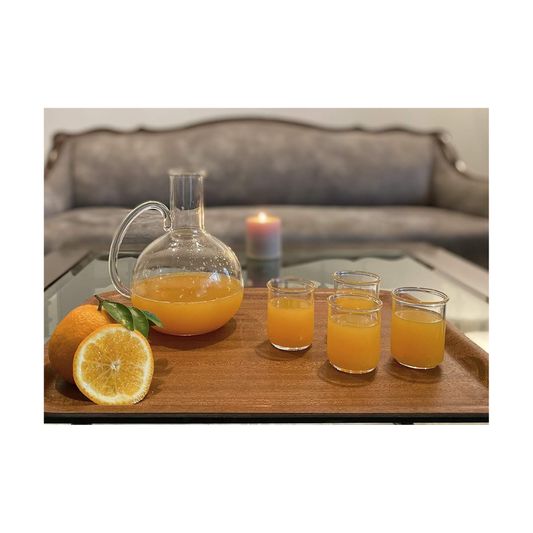 Labzio Home - Shot Beaker Glasses for desserts, Alcoholic or Non alcoholic shot drinks at home ,cafes and restaurants, pack of 6
