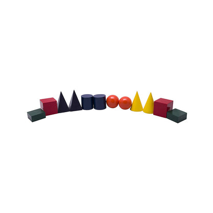 Wooden toy/puzzle for learning with sorting and stacking geometrical shapes and colours for children in a fun way.