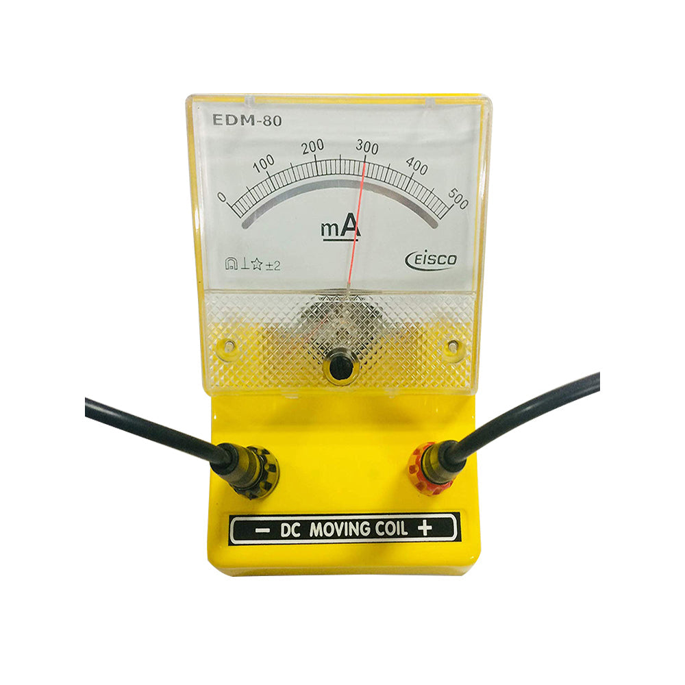 MOVING COIL METERS DC 0-500 mA , Milliammeter