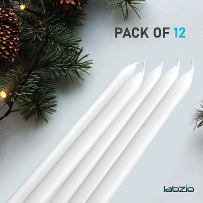 LABZIO Pearl Candle — Luxury Candle, Elegant Decorative Design, Long-Lasting Burn, Premium Soy Wax, Perfect for Home Décor & Gift (Pack of 12 Candles)