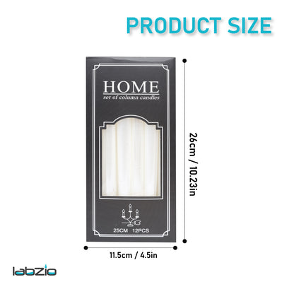 LABZIO Pearl Candle — Luxury Candle, Elegant Decorative Design, Long-Lasting Burn, Premium Soy Wax, Perfect for Home Décor & Gift (Pack of 12 Candles)