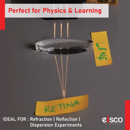 Eisco Premium Acrylic Prisms — Set of 6, Different Shapes, Supplied in Wooden Box | Used in Physics Laboratory | Reflection and Refraction Leaning | ‎25.8 x 20.8 x 4.8 cm; 620 g