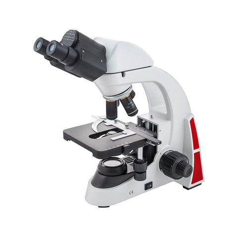 Premium Binocular Microscope, Finite Colour Corrected Optical System, 360° Rotatable, 30° Inclined Siedentopf Head, Wide Field Plan Eyepiece 10X