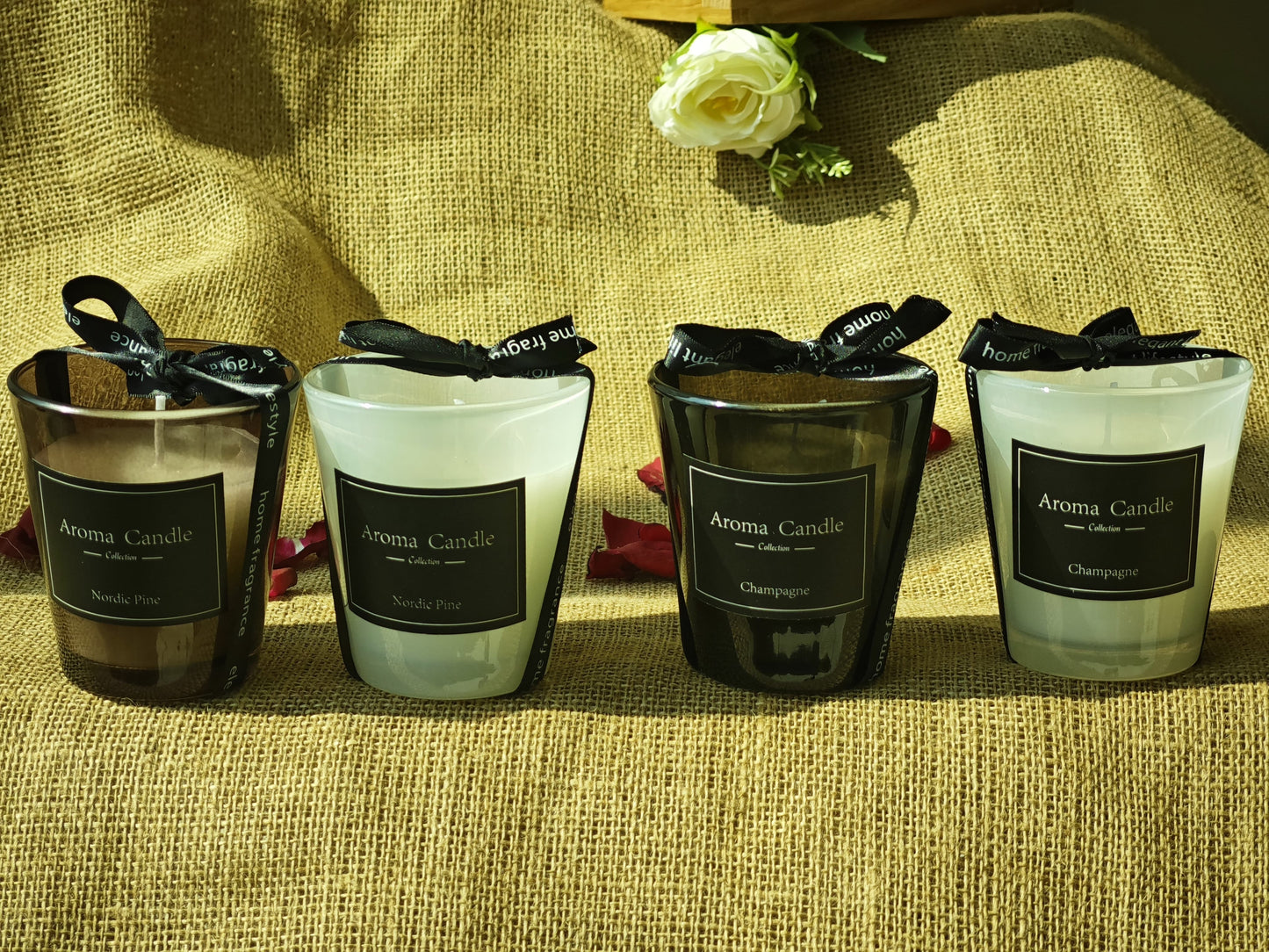 Labzio Fragrance Candle, Indulge in Elegance with Scented Candles for Home Decor. (Champagne, Bougie Parfumee)