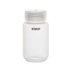 Polypropylene Reagent Bottle, 125 ml, Wide Neck, Autoclavable, Leak Proof, Pack of 12