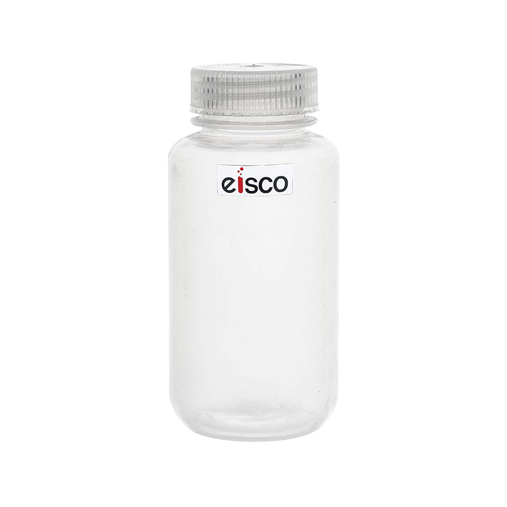 Polypropylene Reagent Bottle, 250 ml, Wide Neck, Autoclavable, Leak Proof, Pack of 10