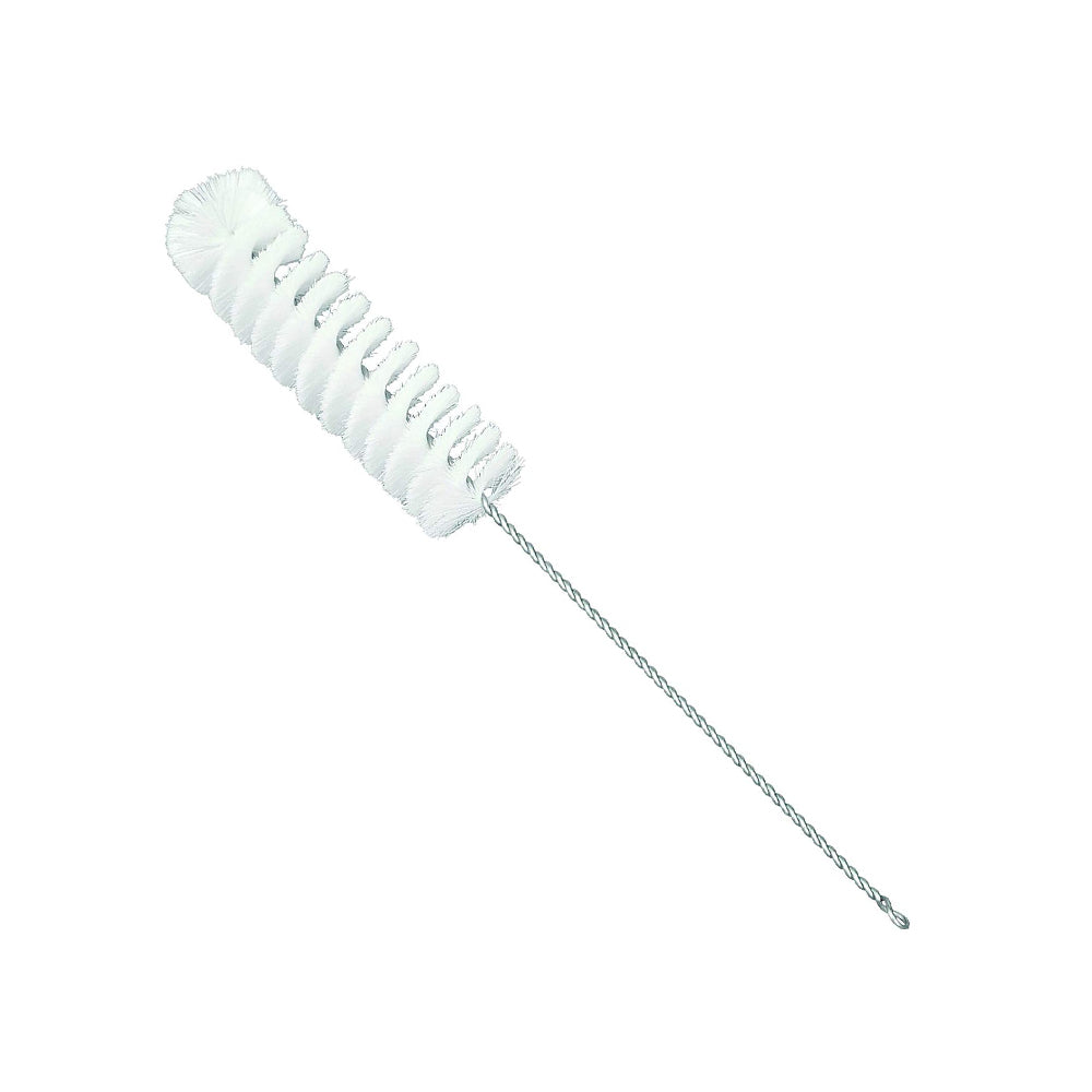 Nylon Test Tube Brush, 230 mm Total Length, 90 mm Brush Length, 20 mm Brush Diameter, Pack of 10