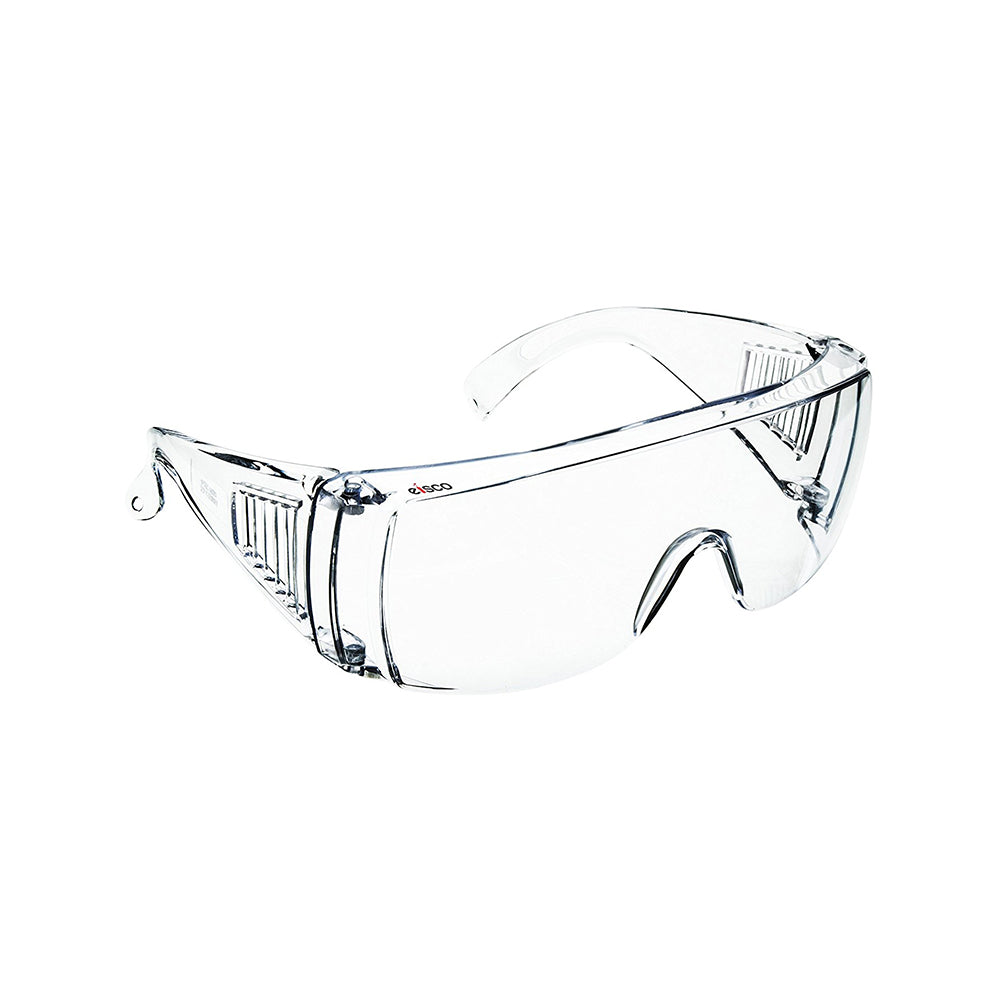 Premium Safety Goggles - Clear, Vented - Prevents Fogging, UV protected, Light Weight Polycarbonate, Impact Resistant Lens, Also Be Used As Bike Driving Goggles