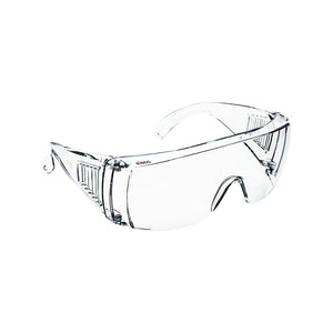 Premium Safety Goggles - Clear, Vented - Prevents Fogging, UV protected, Light Weight Polycarbonate, Impact Resistant Lens, Also Be Used As Bike Driving Goggles
