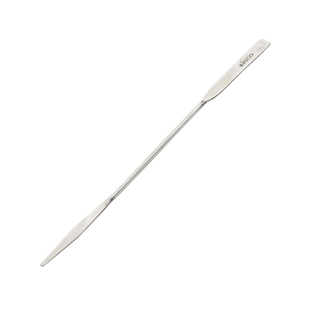 Semi-Micro Spatula Double Bladed One End Rounded and Other End Tapered Stainless Steel Length - 20 cm Pack of 5