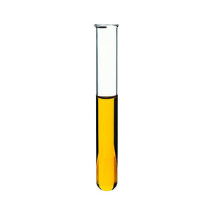 Test Tubes, Borosilicate Glass, Rimmed, Hand Made, Blown, Accurate Size and Consistent Wall Thickness, 150 x 18 mm, 25 ml Capacity